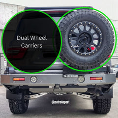Nissan Patrol S1-4 Y62  Rear Bar V2