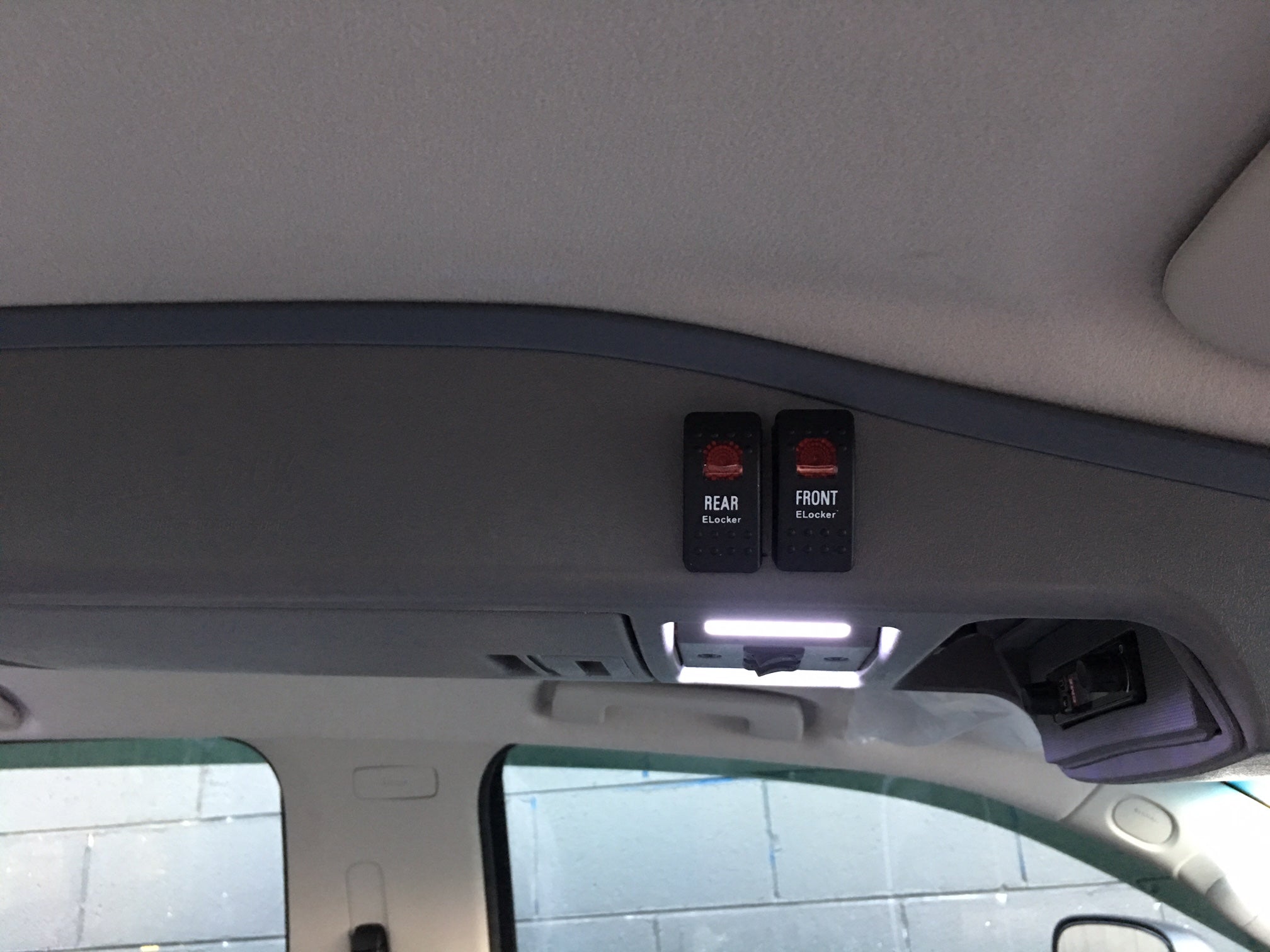 A roof console.