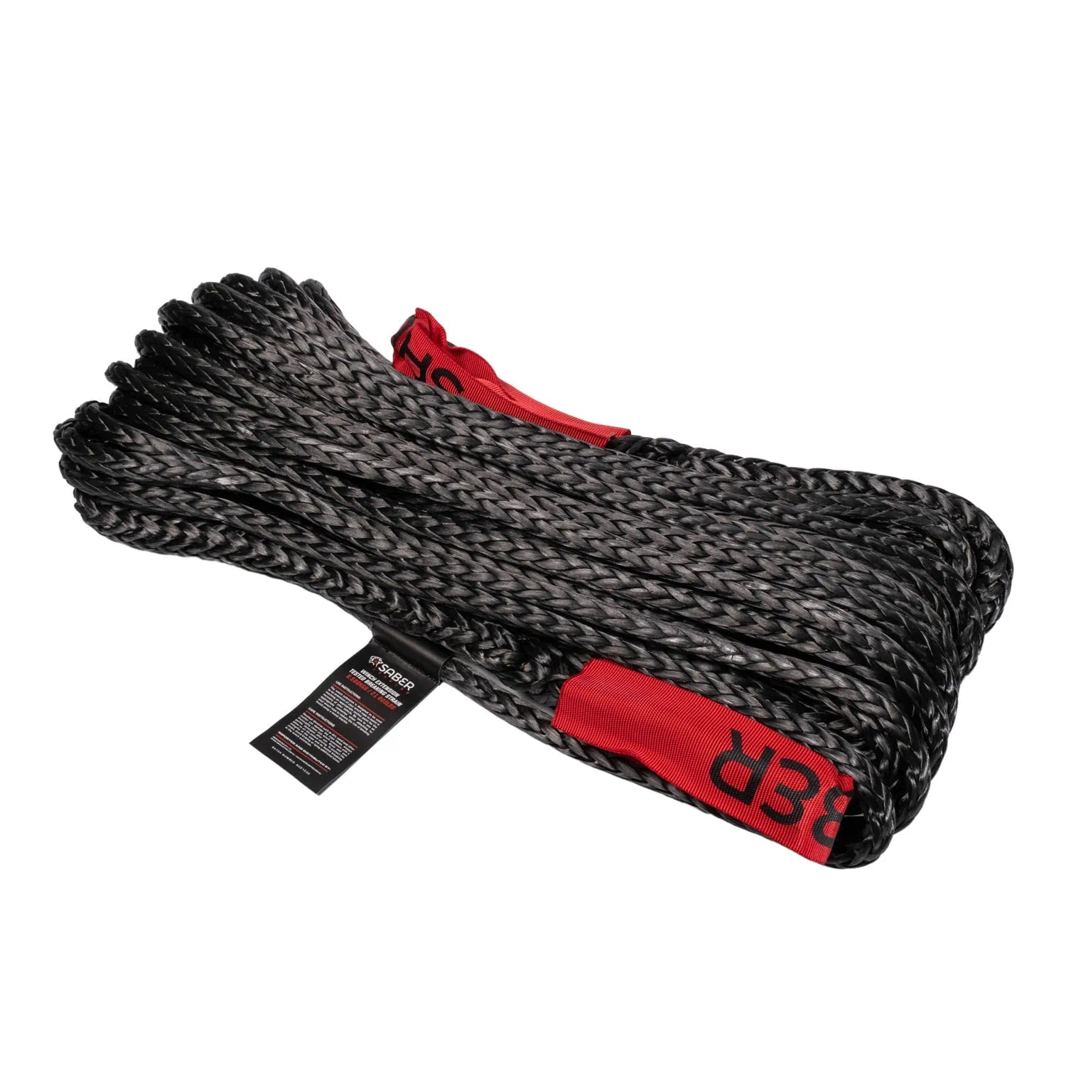 20M Black Winch Extension Rope – 9,500KG (21,000LBS) | SaberPro®