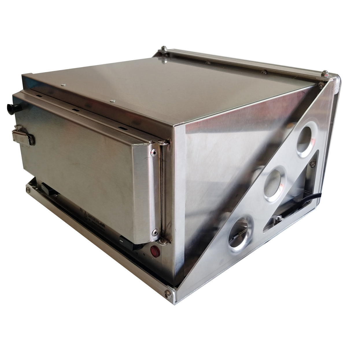 An SMW Cargo Barrier / Canopy Mount for Original Travel Buddy Oven.