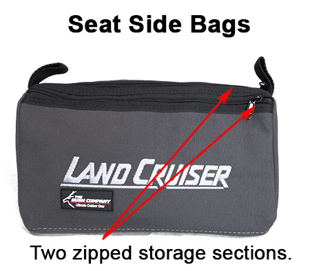 70 Series LandCruiser Seat Storage Bags | The Bush Company