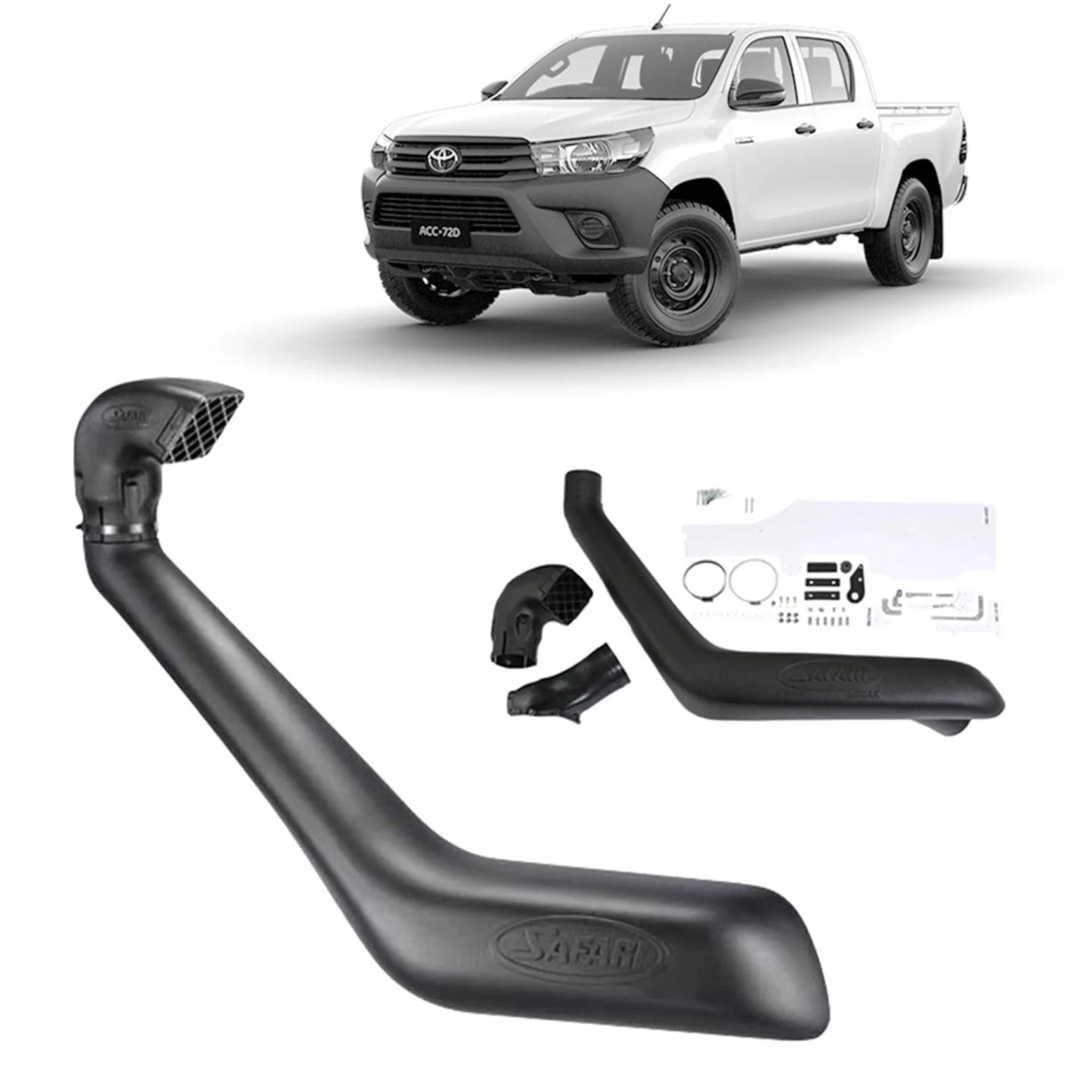 Safari Snorkel Hilux 16On WB 2.8L 1GD-FTV.