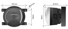 Stedi Universal Type A LED Fog Light with DRL Conversion Kit