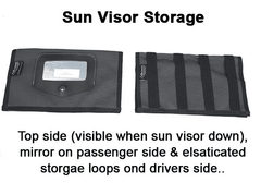 70 Series LandCruiser Sun Visor Storage | The Bush Company