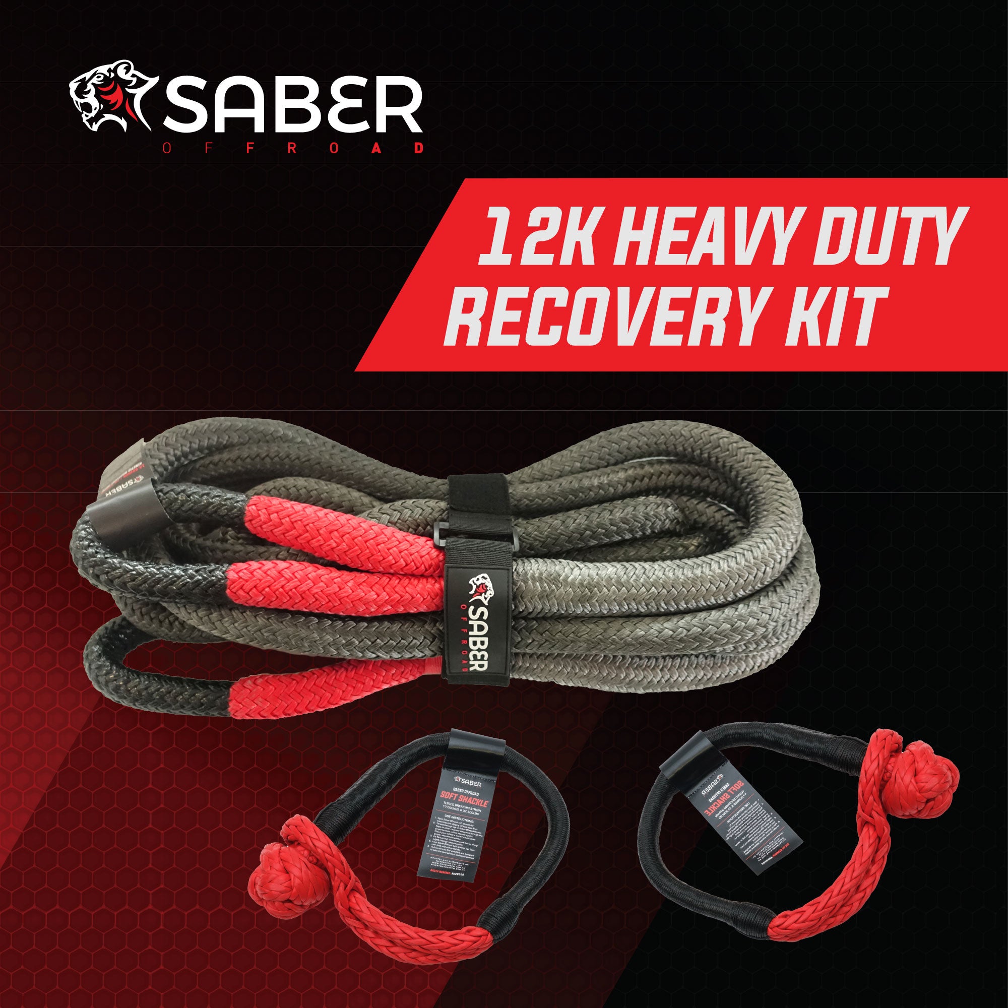 12K Heavy Duty Kinetic Recovery Kit