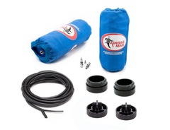 Blue airbagman air suspension kit.