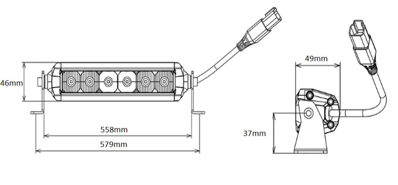 Offroad Animal 22" Slim LED light Bar | Offroad Animal