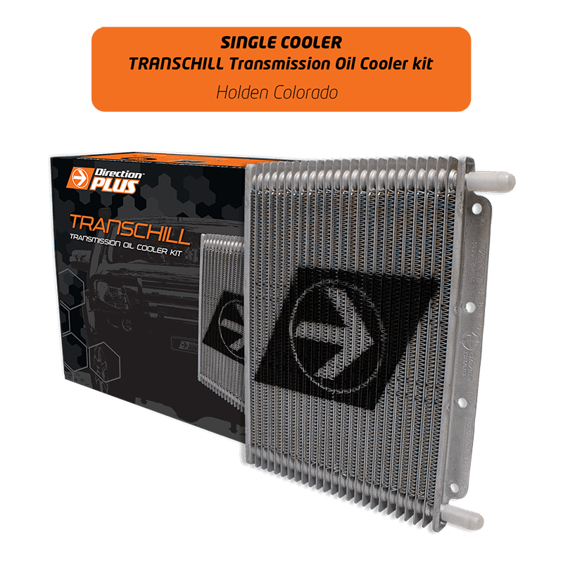 A transchill single cooler transmission cooler kit.