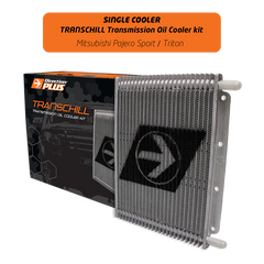 Direction Plus TRANSCILL Transmission Cooler Kit for Pajero, Triton on package.