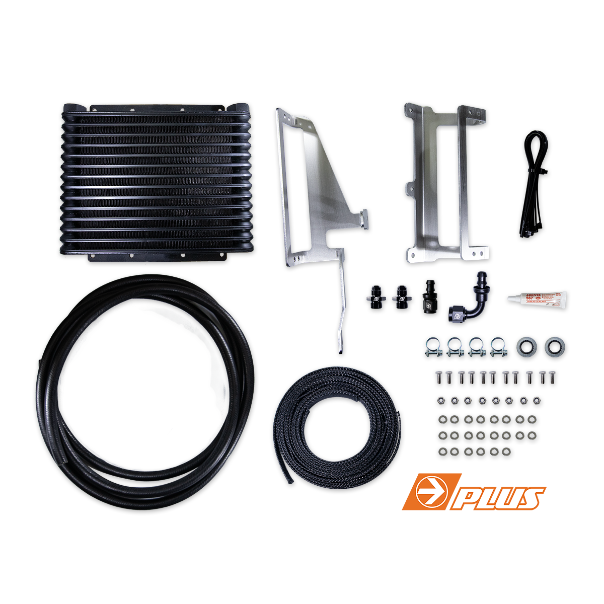 Transchill Arctic Black Transmission Cooler Kit TOYOTA LAND CRUISER 300 SERIES (TCB635DPK)