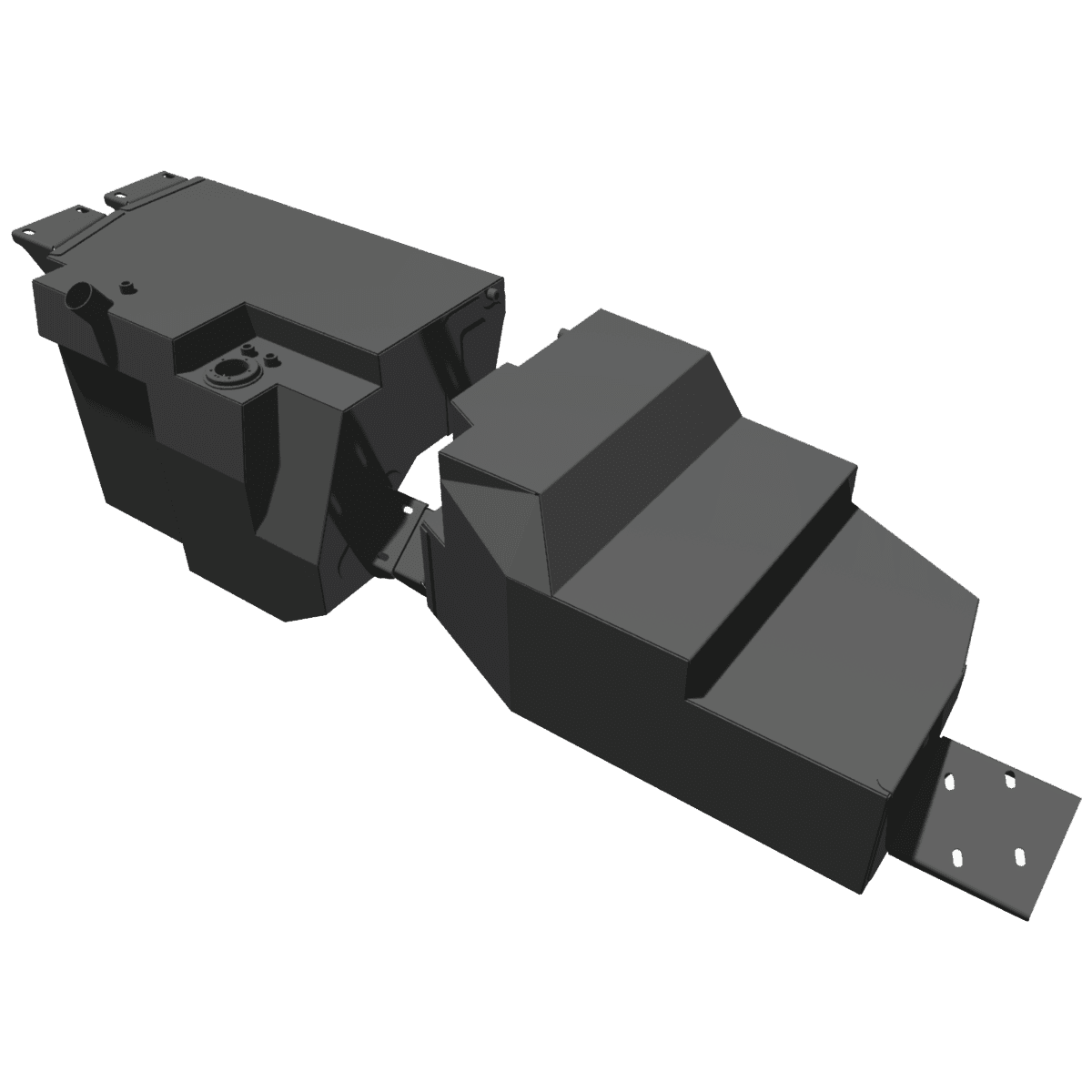 110 Litre Independent Feed Auxiliary Long Range Fuel Tank To Suit Toyota Landcruiser - 79 Series Dual Cab (2012-present)
