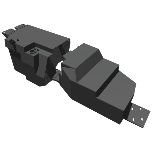 110 Litre Independent Feed Auxiliary Long Range Fuel Tank To Suit Toyota Landcruiser - 79 Series Dual Cab (2012-present)