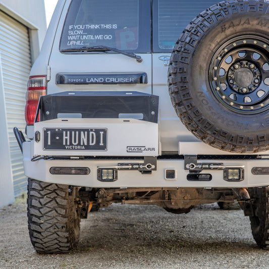105 Series Toyota Landcruiser Rear Bar V2 (Super High Clearance)