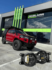 Hooped (Dallas) Bull Bar to suit 2015-2020 N80 Hilux with STEDI Universal Type A LED Fog Light Kit