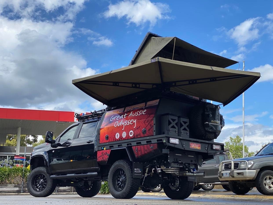 270 XT™ Awning Mk2 - Left Hand Side  | The Bush Company