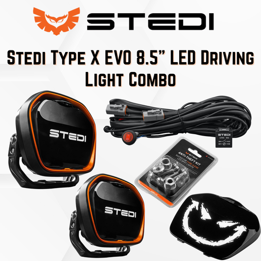 Stedi Type X™ EVO 8.5" LED Driving Light Combo