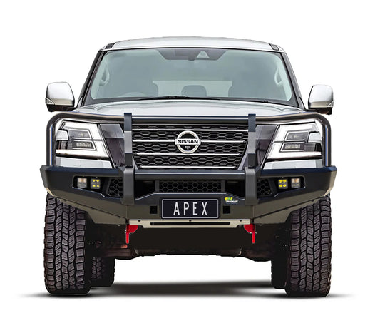 APEX Bull Bar & Lights Kit For Nissan Patrol Y62 S5 | Ironman 4x4