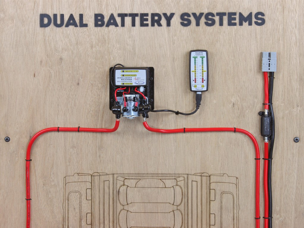 Mitsubishi Pajero Diesel 70A Dual Battery Bracket | Front Runner