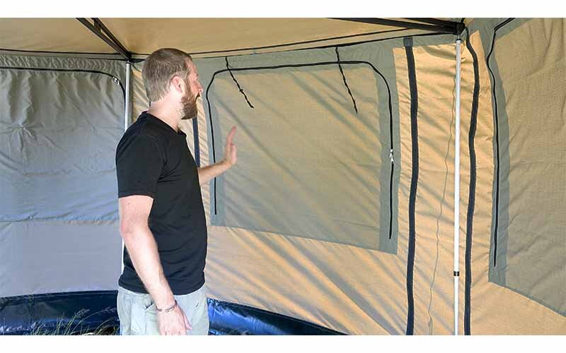 Wall Kit 270 XT MAX Awning | The Bush Company