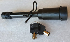 Mister Hitches Locking Hitch Pin Black E-coat 2 Pin Holes W/clip Round Sec Keys