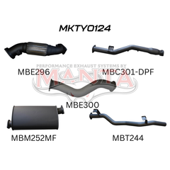 Toyota Landcruiser VDJ79 V8 Ute 3in With Cat & Muffler DPF