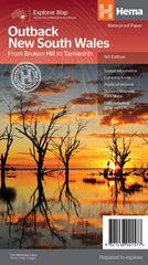 Outback NSW Map Tourist info, national parks, fuel stops, and camping.