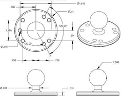 Round Drill Base | RAM®