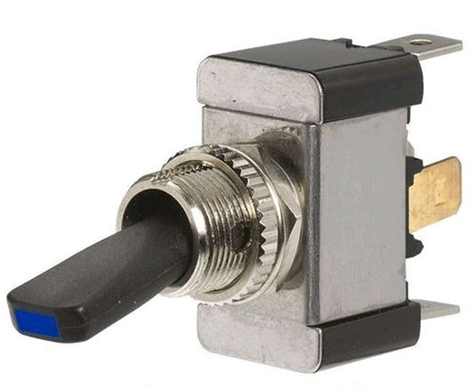 Narva | Off/On Heavy-Duty Toggle Switch with Blue LED