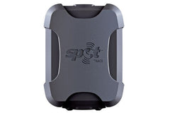 Gray and black GPS tracking device with "spot TRACE" branding, rugged design.