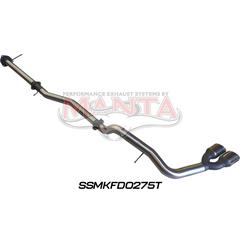 Manta Next Gen T6.2 Ranger V6 3in DPF Back, Twin Tip Side Exit