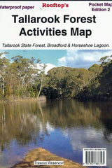 Tallarook Forest map featuring state forest, Broadford, and Horseshoe Lagoon.