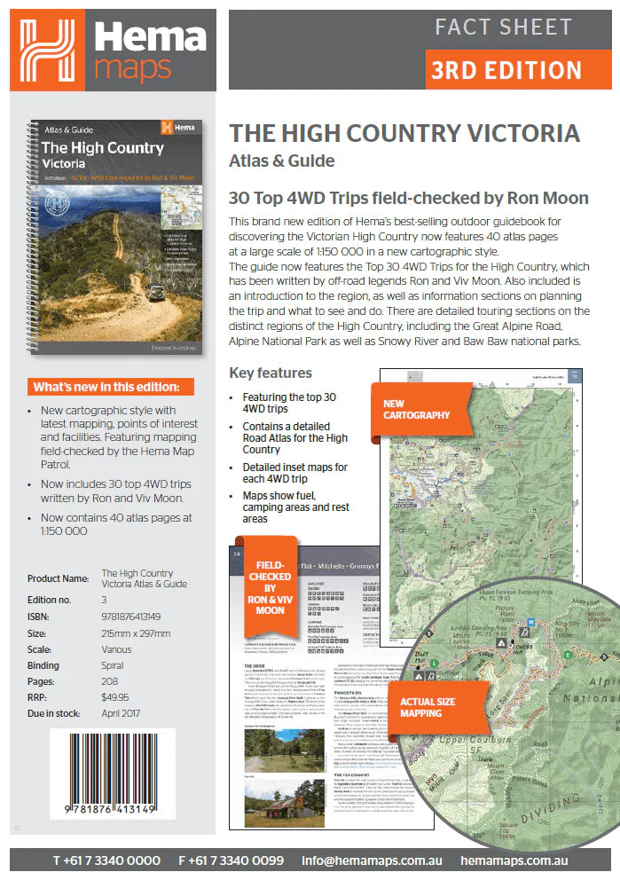 The Victorian High Country Atlas & Guide