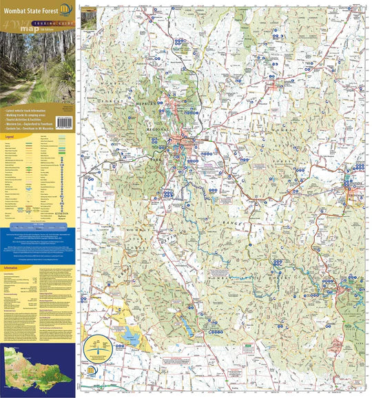 Wombat State Forest 4WD Map